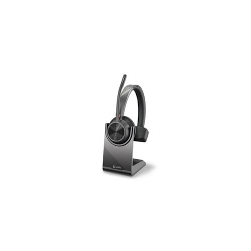 Plantronics Poly BT Headset Voyager 4310 UC Mono USB-C mit Stand