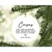 The Holiday Aisle® Custom Cousins Round Porcelain Christmas Holiday Shaped Ornament, Ceramic in Black/White | Wayfair