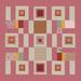 Birch Lane™ Cottage Quilt - Single Picture Frame Print Canvas in Pink | 30 H x 30 W x 2 D in | Wayfair BAFD955F676941A7A0C912829C182CE5