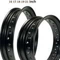 Cerchi in lega di alluminio 6061 modificati per moto fuoristrada Dirt Bike 16 17 18 19 21 pollici ampliati più cerchi per moto 36 fori