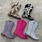 Primavera inverno moda Western Cowboy High cilindro ragazzo ragazze bambini bambino bambini stivali
