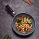 Durable Stone Frying Wok Pan Non-stick Ceramic Pot Induction Fryer Steak Cooking Gas Stove Skillet