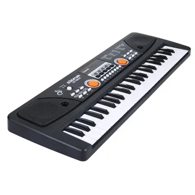 49 Keys USB Electric Piano & Microphone Digital Music Electronic Keyboard 16 Tones 8 Rhythms 6 Demo