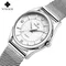 WWOOR Kleine Uhr Frauen Luxus Marke Tägliche Kleid Armband Uhren Silber Edelstahl Diamant Armbanduhr
