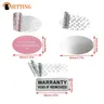 100Pcs Warranty Protection Sticker Security Seal Brittle Paper Tamper Proof Warranty Void Label