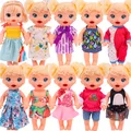 Doll Clothes 30cm Cute Alive Baby Doll Clothes and Accessories Fits 10-11-12 Inch Baby Dolls