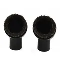 32mm 2PCS Home Horse Hair Dusting Brush Dust Clean Tool Attachment Vacuum Cleaner Round Cleaning