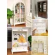 Miniature Dollhouse Furniture Mini French Bookcase BJD Blythe Dollhouse Locker Doll Wardrobe Cabinet