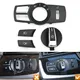 Head Lamp Rotary Button Headlight Switch Cover Panel For BMW 5 Series 5GT 6S 7S X3 X4 F02 F10 F11