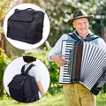 Accordion Gig Storage Bag Piano Squeeze Box Black Backpack For 48/60/72/80/96/120 Bass Accordions