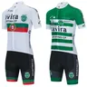 New Green TAVIRA Cycling Jersey Pants Culottes Uniform EFAPEL Team Ropa Ciclismo Men MTB Pro Team
