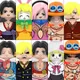 Ein Stück Figuren Buliding Blöcke Ziegel Luffy Zoro Mini Anime Action-figuren Köpfe Serie