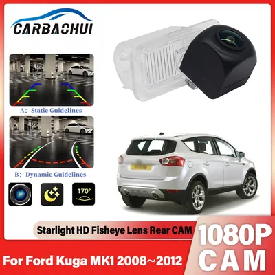 Ansicht-rück Kamera Für Ford Kuga MK1 2008 ~ 2011 2012 CCD Nachtsicht Hohe qualität RCA Lizenz Platte kamera backup Kamera