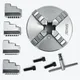 125mm Lathe Chuck 4 Jaw SANOU Lathe Scroll Chuck K12-125 4 Jaw Metal Chuck Mini Lathe Chuck Manual