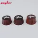 1 pcs prs style rotes Sandelholz/Ebenholz Potentiometer Knopf Oberfläche Vogel muster Gitarren bass