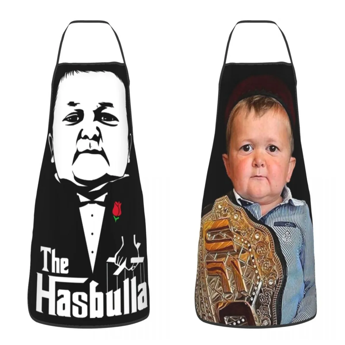 Lustige Hasbulla-Schürze, Küchenschürzen für Damen, Oxford-Stoff, Reinigungsschürze, Heimkochzubehör, Schürze Image