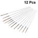 12PCS Nylon Hair Art Paint Brush Set Multifunctional Painting Brush Art Painting Tool for Beginners Professionals Students Nail Art