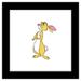 Gallery Pops Disney Winnie The Pooh - Rabbit Wall Art Black Framed Version 12 x 12