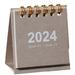 Mini Desk calendar Mini Desk calendar Mini Daily calendar Home office school-Silver gray