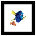 Gallery Pops Disney Pixar Finding Dory - Nemo and Dory Wall Art Black Framed Version 12 x 12