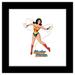 Gallery Pops DC Comics Wonder Woman - Classic Wonder Woman Graphic Wall Art Black Framed Version 12 x 12