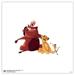 Gallery Pops Disney The Lion King - Pumbaa Timon and Simba Wall Art Unframed Version 12 x 12