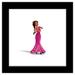 Gallery Pops Disney Elena of Avalor - Masquerade Dress Wall Art Black Framed Version 12 x 12