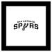 Gallery Pops NBA San Antonio Spurs - Global Logo Wall Art Black Framed Version 12 x 12