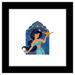 Gallery Pops Disney Aladdin - Ornamental Jasmine Wall Art Black Framed Version 12 x 12
