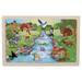 SDJMa Wooden Jigsaw Puzzles for Kids Ages 3-5 Year Old 24 Piece Colorful Zoo Animal Patterns Wooden Puzzles for Toddler Children Learning Educational Puzzles Toys for Boys Girls 3 4 5 6 Year Old