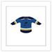 Gallery Pops NHL - St. Louis Blues - Home Uniform Front Wall Art White Framed Version 12 x 12
