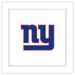 Gallery Pops NFL New York Giants - Primary Mark Wall Art White Framed Version 12 x 12