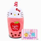 Hello Kitty Boba Tea Plush Stuffed Toy Sanrio Collectible 10 Licensed Official