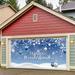 Christmas Garage Door Decoration Christmas Garage Door Banner Mural Cover 7 X 16 Feet Large Snow Sign For Christmas Holiday Party
