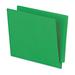 Pendaflex H110DGR Reinforced End Tab Folders Two Ply Tab Letter Green 100/Box