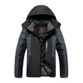 tklpehg Womens Winter Coats Winter Warm Jacket Hooded Neck Long Sleeve Outdoor Plush And Thickened Jacket Windproof Cycling Warm Coat Casual Solid Color Loose Outwear (Black L)