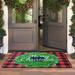 KIHOUT Clearance Christmas Door Mat Kitchen Rugs and Mats Non Skid Washable Bathroom Rugs Low Pile Soft Front Door Rugs for Entryway Indoor Home Decor for Bedroom Living Room Xmas Decorations