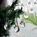 Chandelier Crystals- Chandelier Drop- Drop Ornaments- Clear Glass Ornaments- 20 Piece- Clear Glass Teardrop Christmas Ornaments- Hanging Crystals for Centerpieces- Christmas Crystal Ornaments
