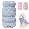 Pet Dog Winter Jacket Waterproof Puppy Cat Vest Warm Fleece Padded Coat Clothes Apparel Outfit