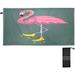 Dreamtimes Beach Towels Flamingo Camping Towels Grey Sand Free Beach Towel 30 x60 Large Beach Towels Quick Dry Bath Travel Towels Pool Yoga Beach Mat for Men Women