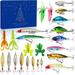 Dadiy Fishing Advent Calendar 2023 Blind Box for Adults 24 Days Fishing Lure Set Christmas Surprise Gift for Adult Men Fishing Lovers Suitable for Freshwater and Saltwater