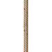 New England Ropes 1/2 Double Braid Dock Line - White/Gold w/Tracer - 15