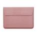 Crocodile Grain Faux Leather Flap Style Case Bag 13 inch Laptop Stand Sleeve Case Laptop protective case - pink