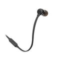 JBL T110 Pure Bass In-ear with Bilt-IN Microphone Headphones Black