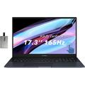 ASUS Zenbook Pro 17 Touchscreen Laptop 17.3 165Hz WQHD Laptop AMD Ryzen 7 6800H NVIDIA GeForce RTX 3050 16GB LPDDR5 2TB SSD Backlit Keyboard Win 11 Pro Black Hotface 32GB USB Card