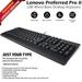 Pre-Owned Lenovo Preferred Pro II USB Wired Desktop Keyboard Black 00XH688 - Like New