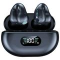 Wireless Open Ear Headphones Bluetooth Clip On Ear Headphones 80H Playback -Noise Cancelling Loud Bass Earphones Wireless Bluetooth Earphones for iPhone Android Auto Pairing