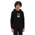 Vans Boys Neon Flames Kids Pullover Hoodie - Black Size L (12-14 Years)