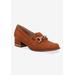 Wide Width Women's Evie Pump by Ros Hommerson in Praline Kid Suede (Size 9 1/2 W)