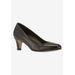 Women's Joy Ii Pump by Ros Hommerson in Black Leather (Size 12 M)